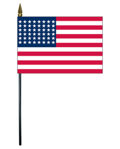 48 Star Flag on a Stick - 4" x 6" 48 Star Flag on a Stick - 4" x 6"