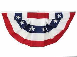Lightweight Polyester Pleated Bunting Lightweight Polyester Pleated Bunting
