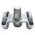 Bottom View - Heavy Duty HDT-2 Double Pulley Threaded Revolving Truck