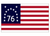 3' x 5' Bennington Flag - Sewn