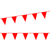 Red Poly Pennant Strings