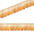 Orange Metallic Fringe Strings
