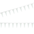 White Plasti-Cloth Pennant Strings
