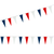 Red, White & Blue Plasti-Cloth Pennant Strings
