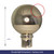 Metal Parade Ball Ornament - Dented