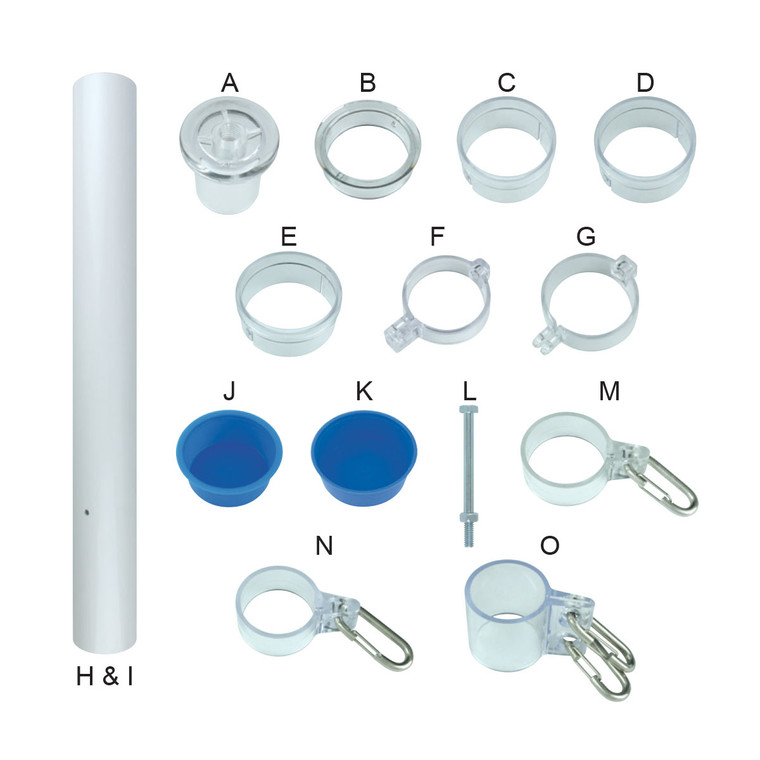 Telescoping Flagpole Replacement Parts American Flags Express