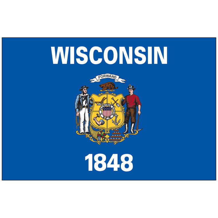 Wisconsin Indoor / Parade Flag