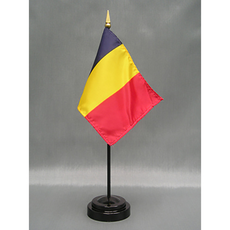 Chad 4x6 E-Gloss Mounted Flag