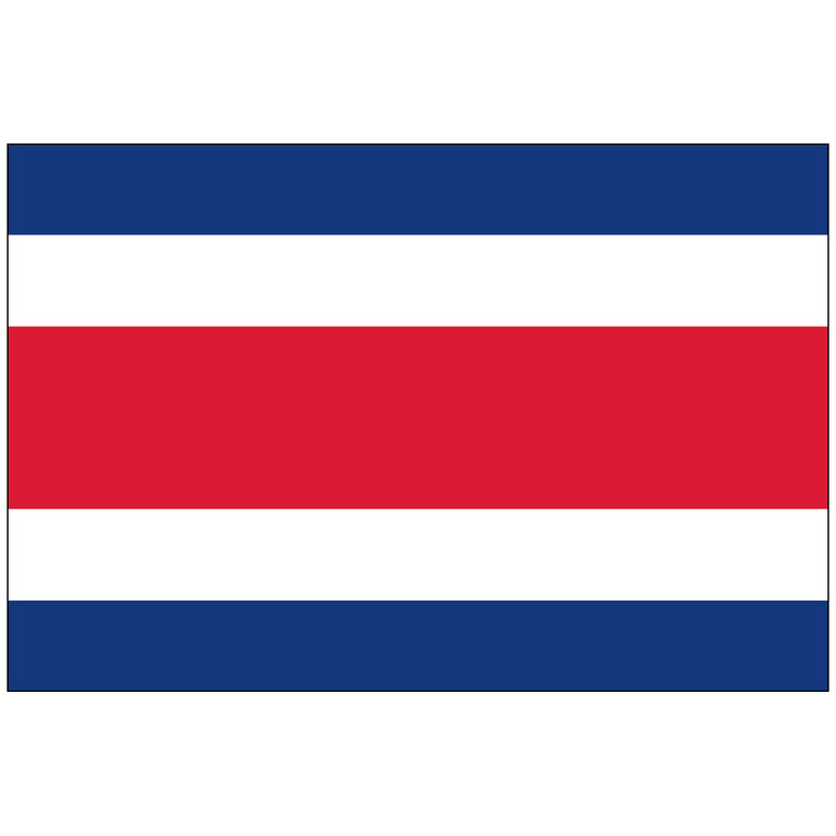 Costa Rica (No Seal) Flag