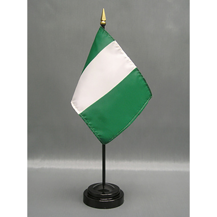 Nigeria 4x6 E-Gloss Mounted Flag