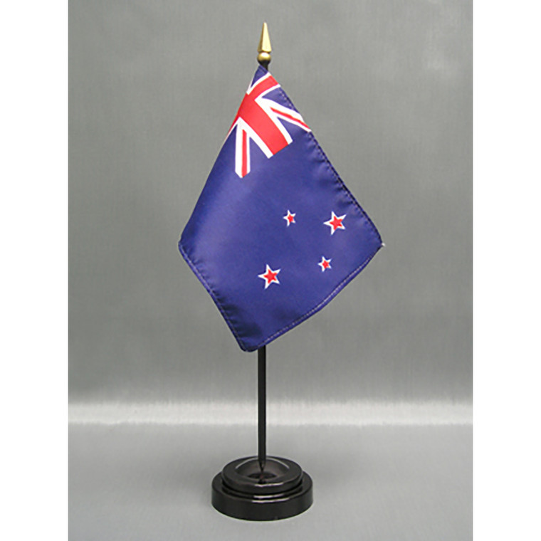 New Zealand 4x6 E-Gloss  Mounted Flag