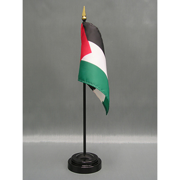 Palestine 4x6 E-Gloss  Mounted Flag