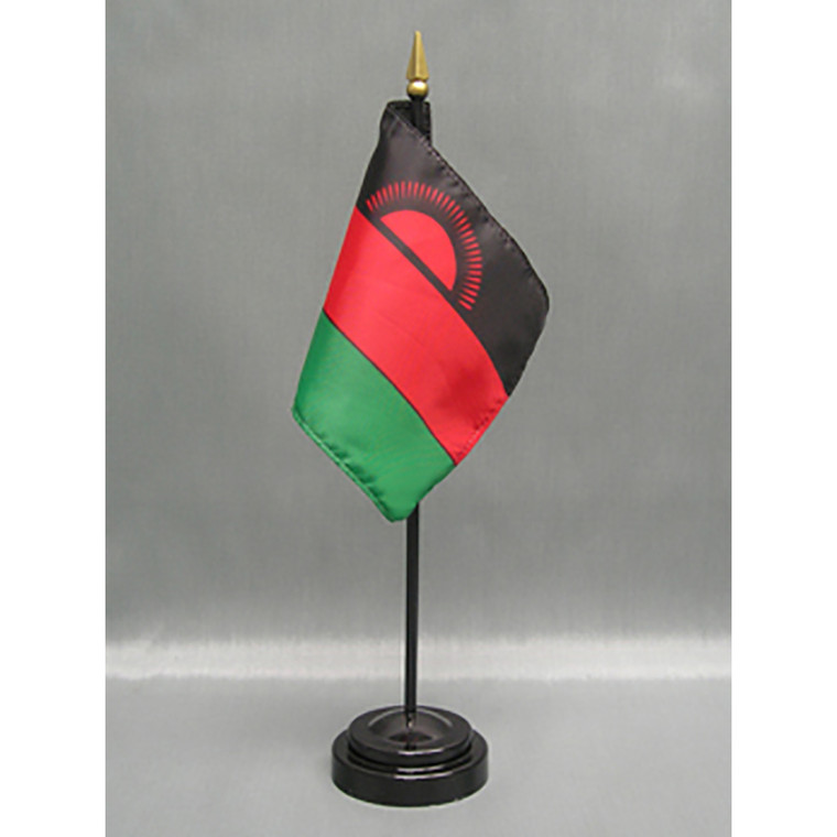 Malawi 4x6 E-Gloss Mounted Flag