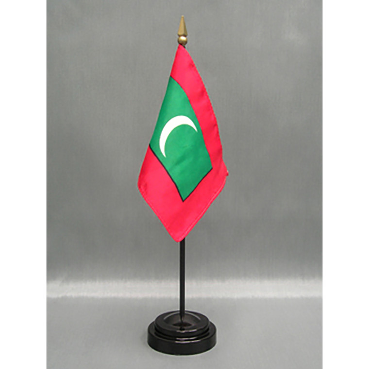 Maldives 4x6 E-Gloss Mounted Flag