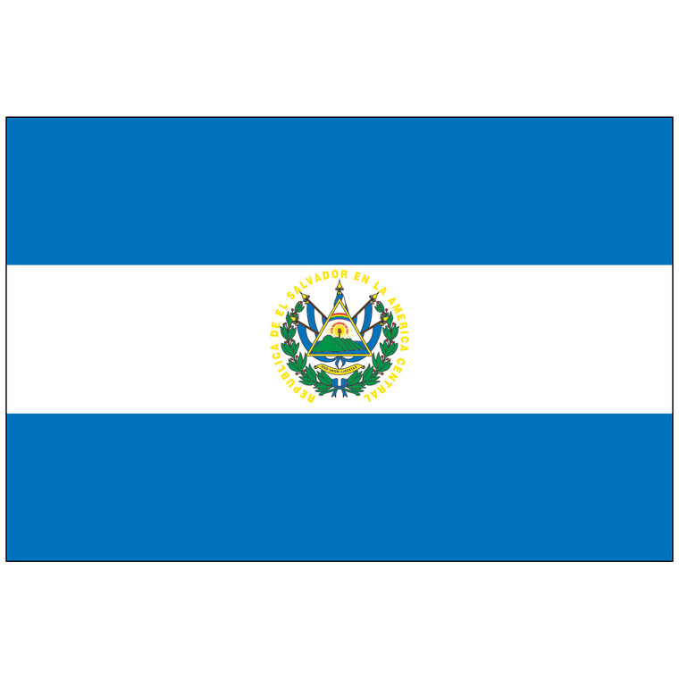 El Salvador w/Seal Flag