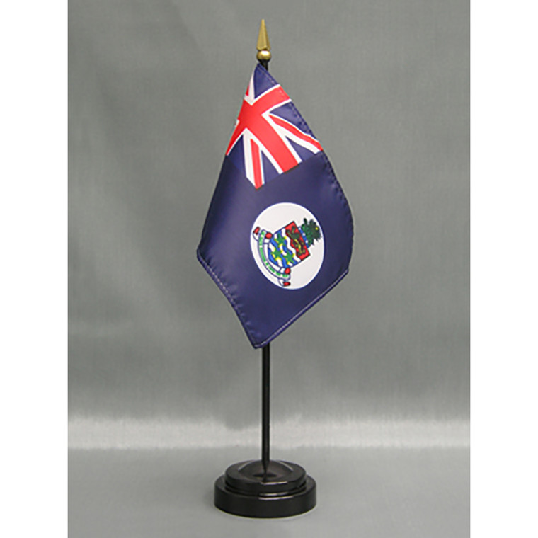 Cayman Islands (Blue) 4x6 E-Gloss Flag Mounted Flag