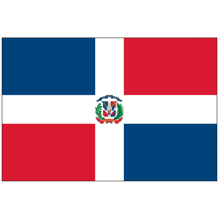 Dominican Republic w/Seal Flag