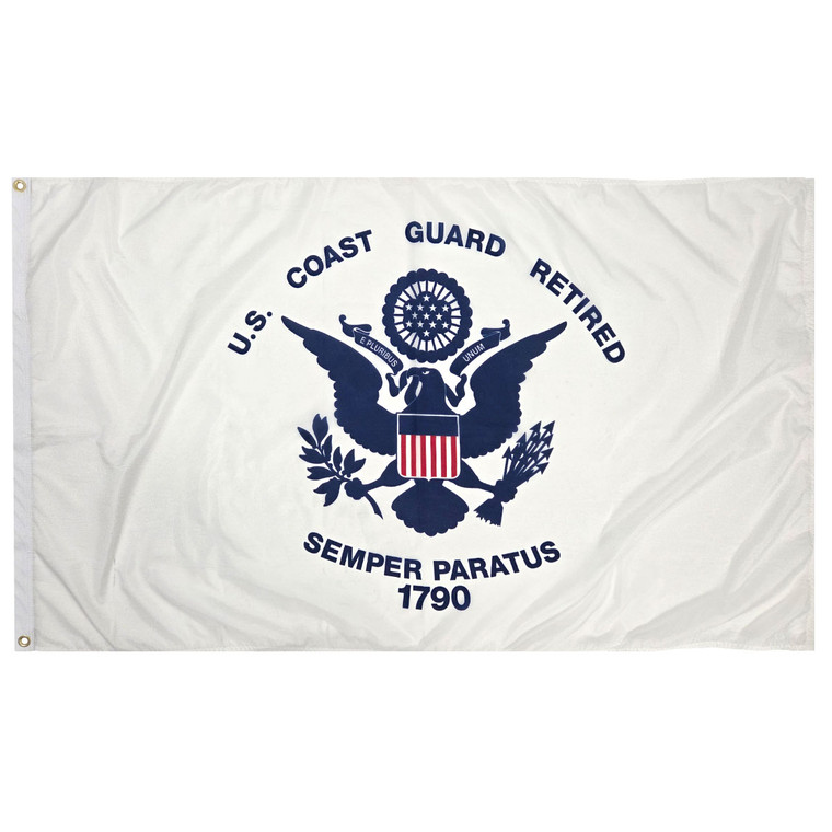 3' x 5' Coast Guard Retired Flag