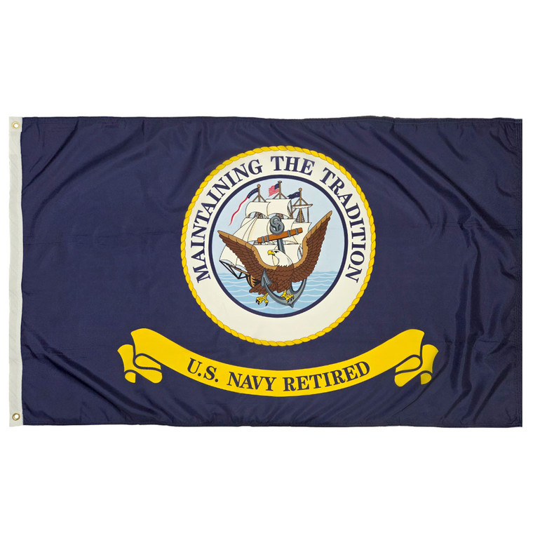 3' x 5' Navy Retired Flag