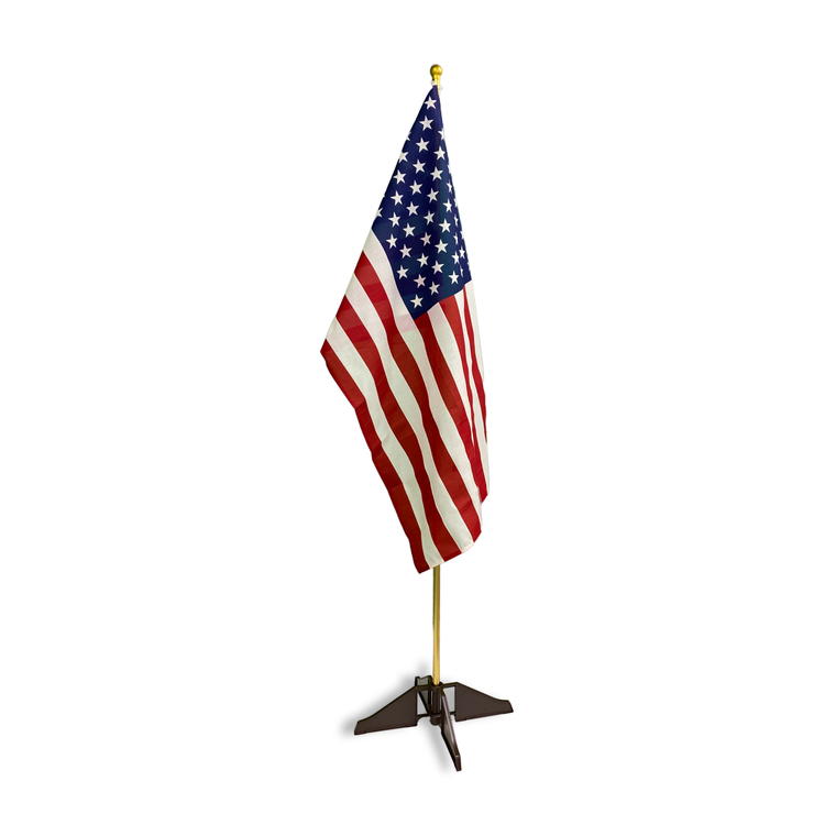Scouting Portable Indoor American Flag Set