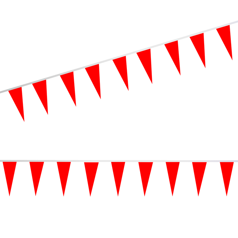 Red Plasti-Cloth Pennant Strings