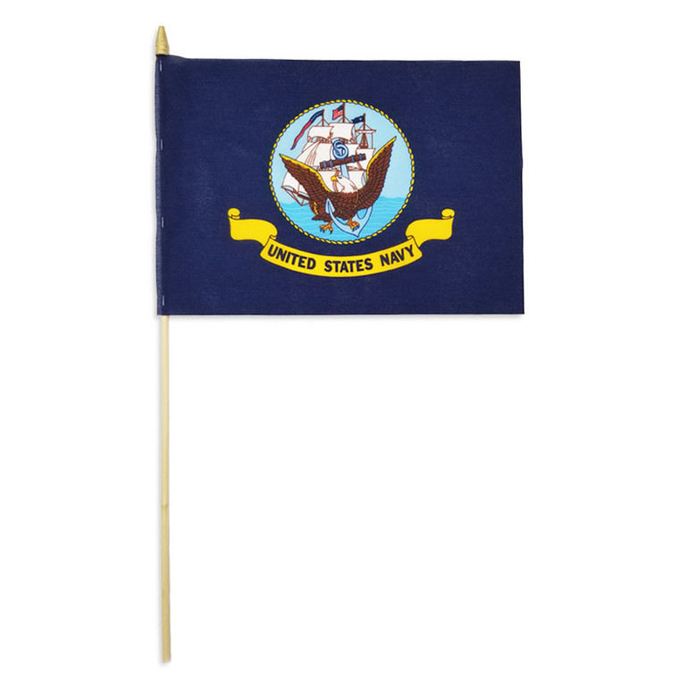 U.S. Navy Flag on a Stick