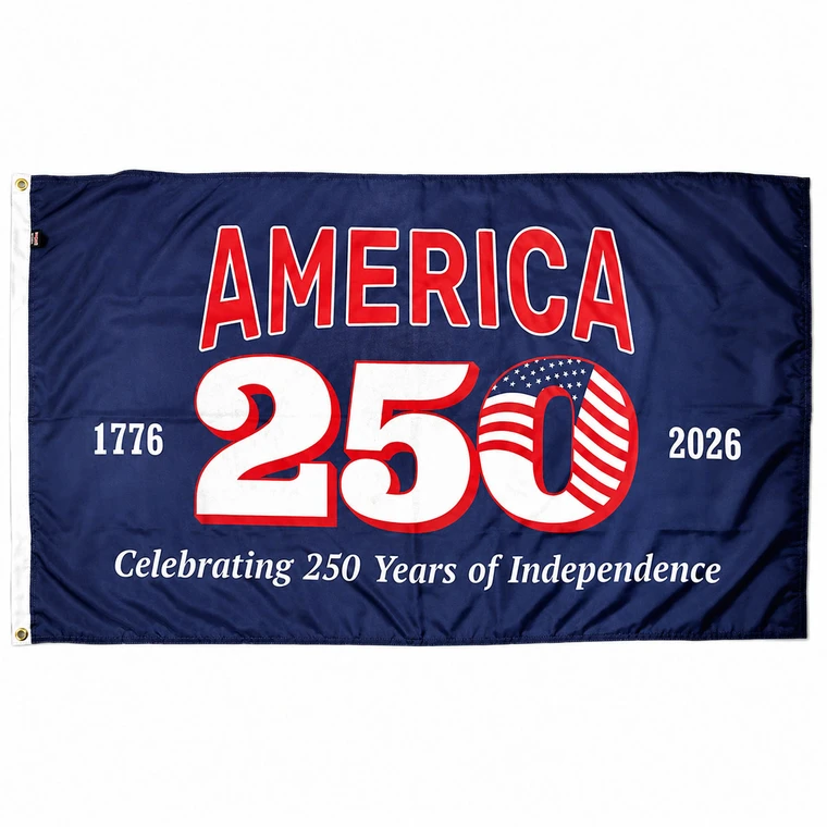 America 250 Celebration Grommeted Flag