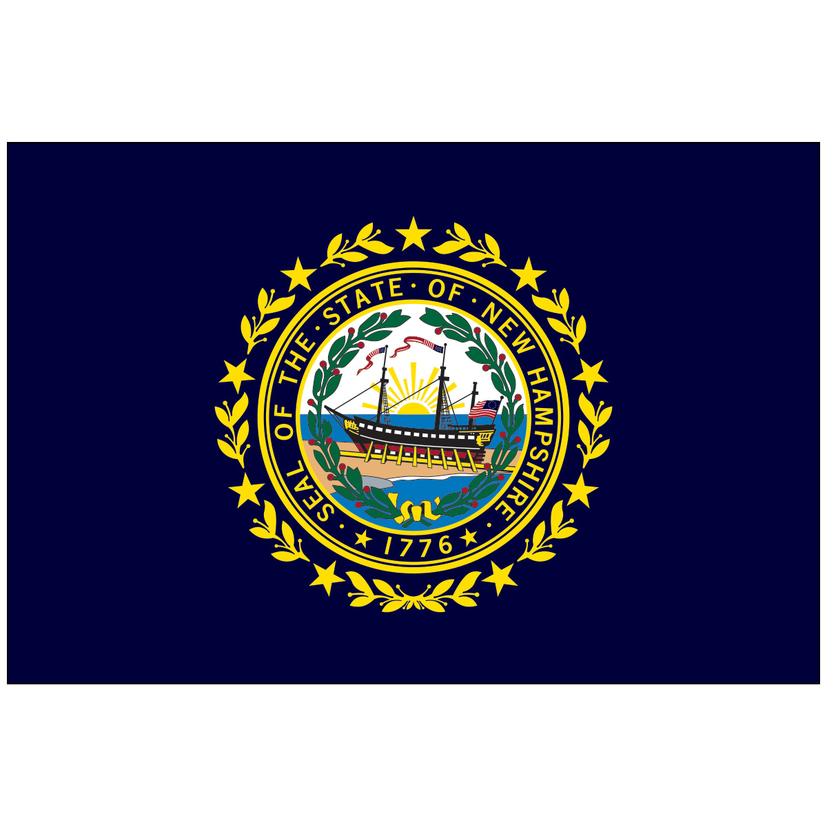 U.S. Made New Hampshire Flag by American Flags Express