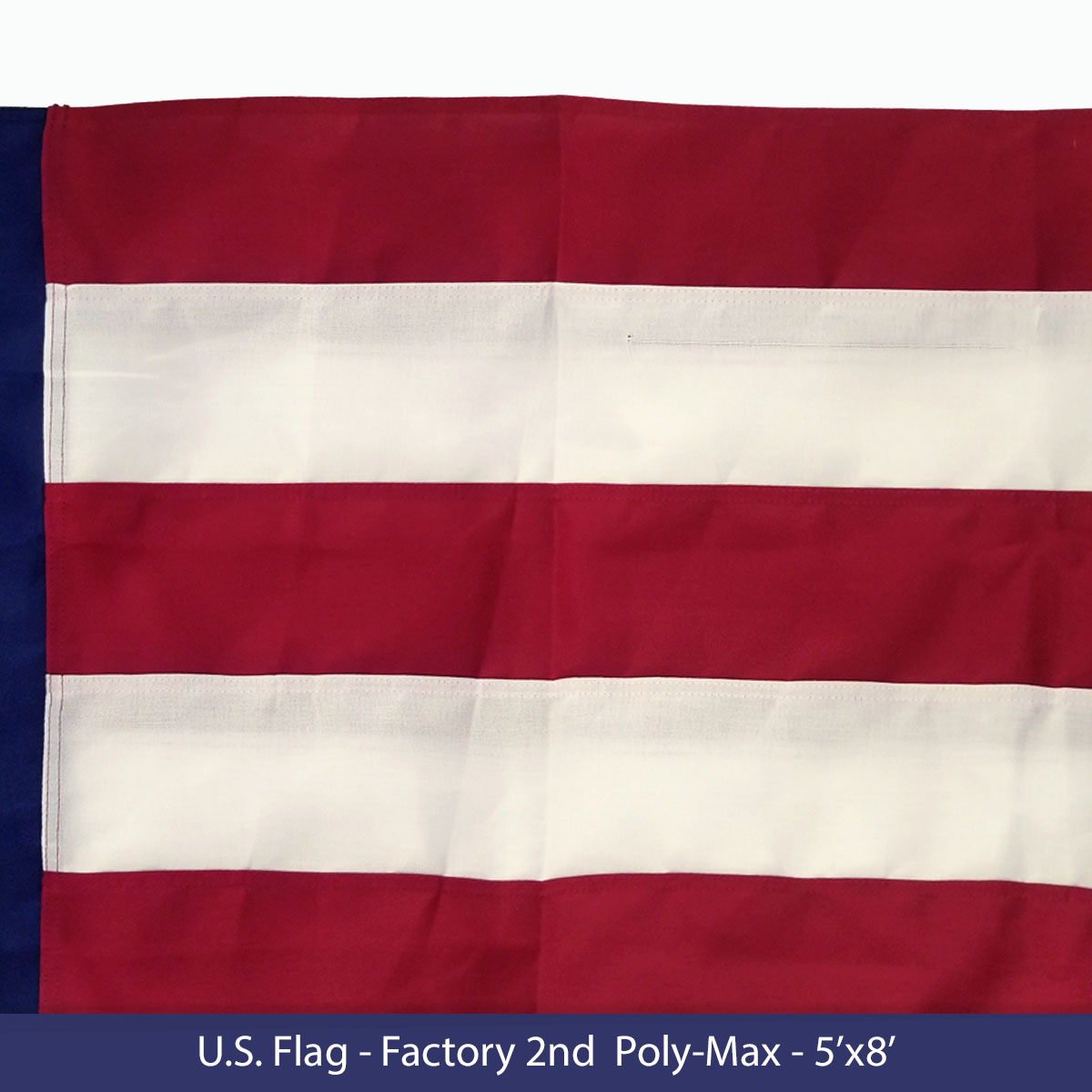 U.S. Made Blue & White Poly Pennant Strings by American Flags Express