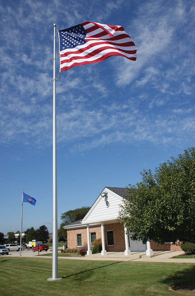 Deluxe IH Series Flagpole - Internal Halyard | American Flags Express