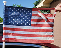 Worn Car Flag