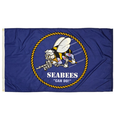 スペシャル　40s〜 SEABEES Pennant 3-foot-by-5-foot-Seabees-flag-