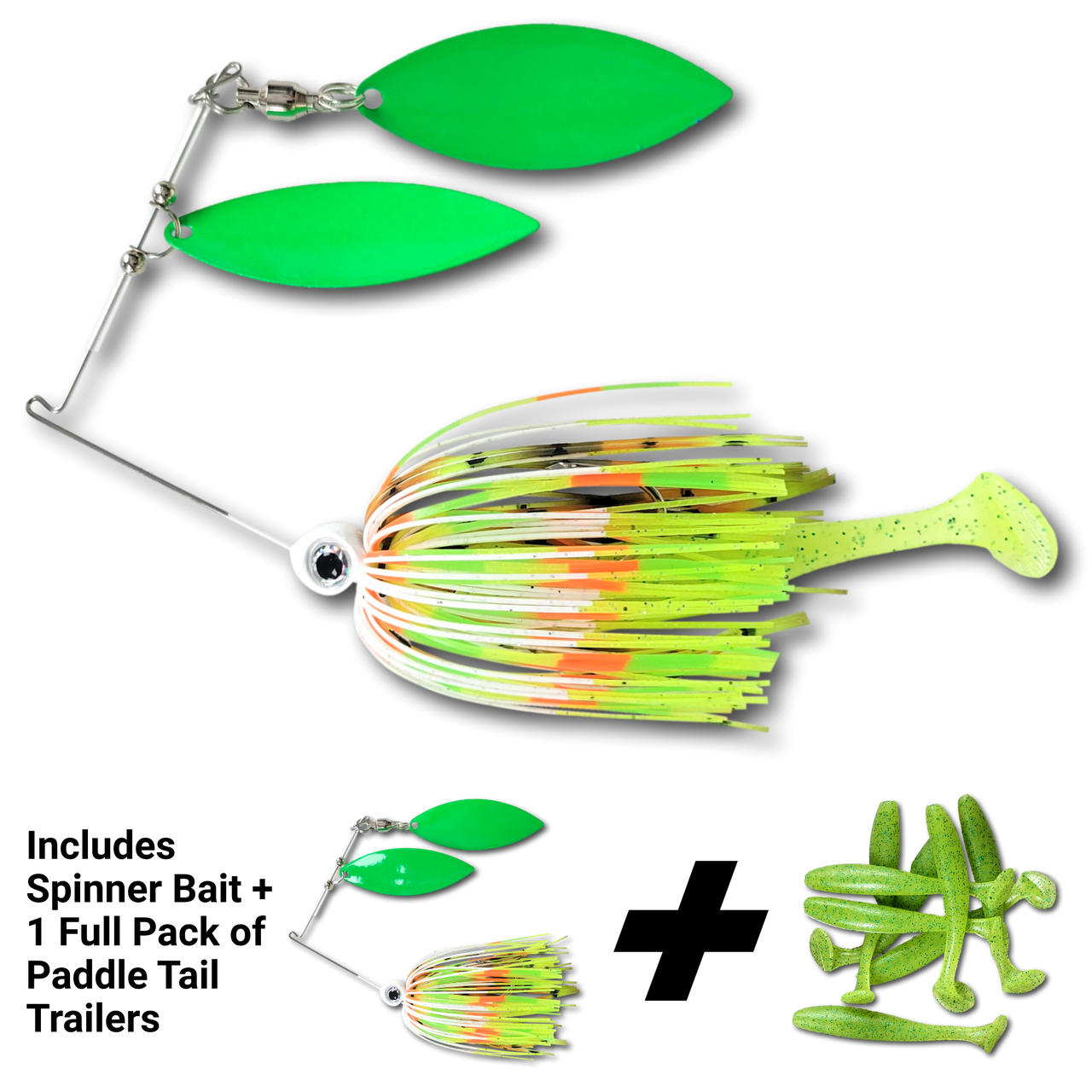 Sellify Spinner 12g 15g 20g 32g Naufrage Pãªche Lure 1 Pcs/Lot Spinnerbait Avec Couleur Des Yeux Aléatoires - (Couleur: Blanc, Taille: 87mm 32g): Blanc / 32g 87mm
