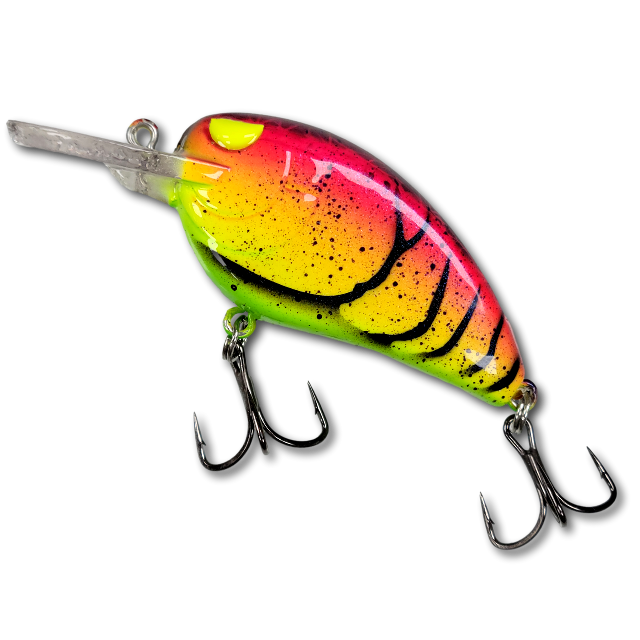 Bad Boy Custom Lures 3" Little John Style Rattling Crank Bait