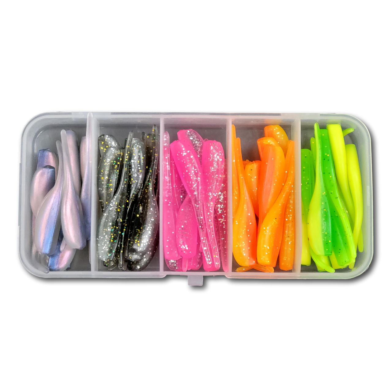 HIT Lures 2 Minnow Shad Plastics Kit - Versatile Color Range for Fishing