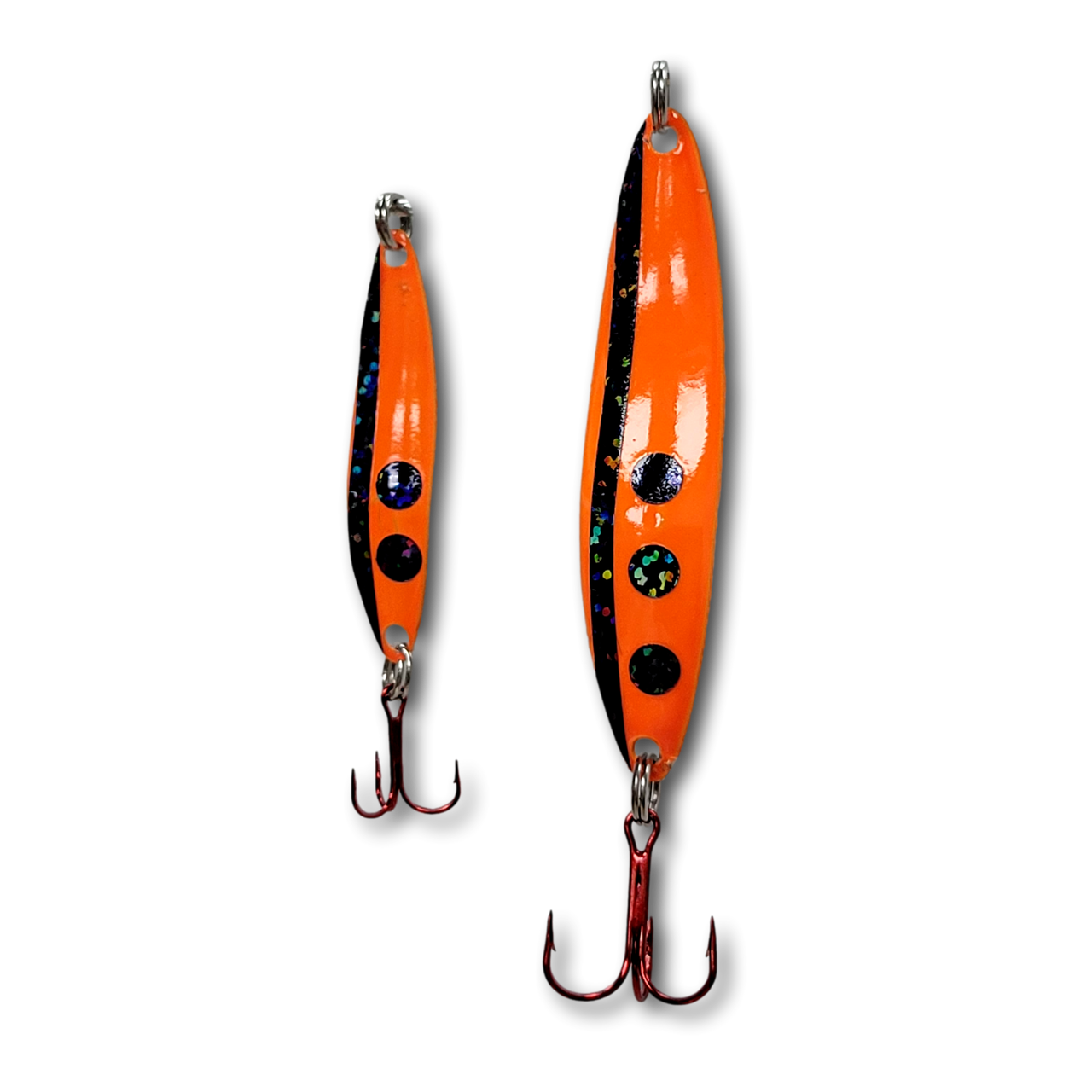 Parsons Lures Flutter Spoons – Lightweight Nickel-Backed Spoons
