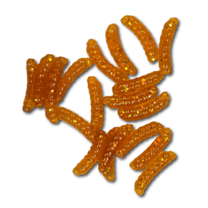 HIT Lures 0.5 Inch Waxworm Soft Plastics HIT Lures 0.5 Inch Waxworm Soft Plastics