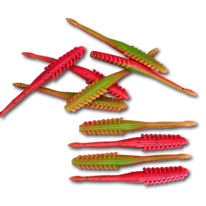Four-Seven Lures 3.8 Inch Blood Worm Soft Plastic Bait Four-Seven Lures 3.8 Inch Blood Worm Soft Plastic Bait