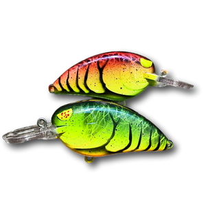 Bad Boy Custom Lures 3 Inch Little John Style Rattling Crank Bait Bad Boy Custom Lures 3 Inch Little John Style Rattling Crank Bait