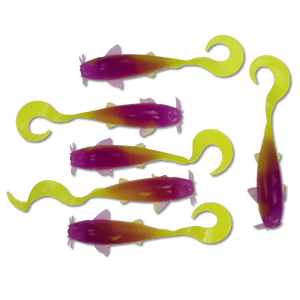 Liquid Baits Curly Cat 4" Curly Tail Willowcat Soft Plastic Bait