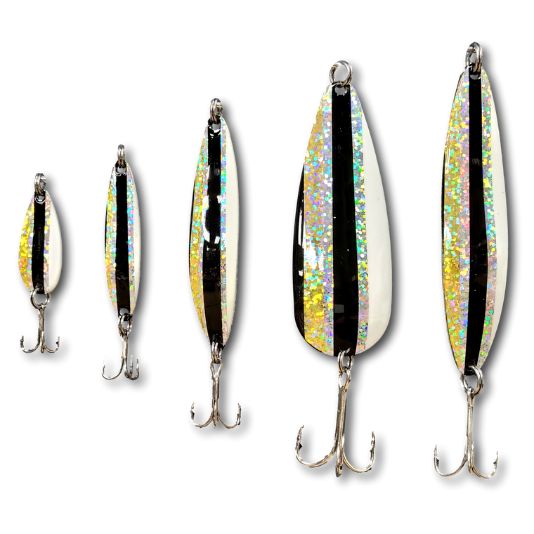 Parsons Lures "Smelt" Pattern Spoon 5 Sizes