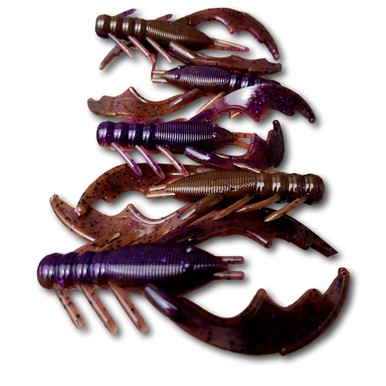 Bigg Mouth Fishing 4 Inch Clutch Craw Soft Plastic Bait Bigg Mouth Fishing 4 Inch Clutch Craw Soft Plastic Bait