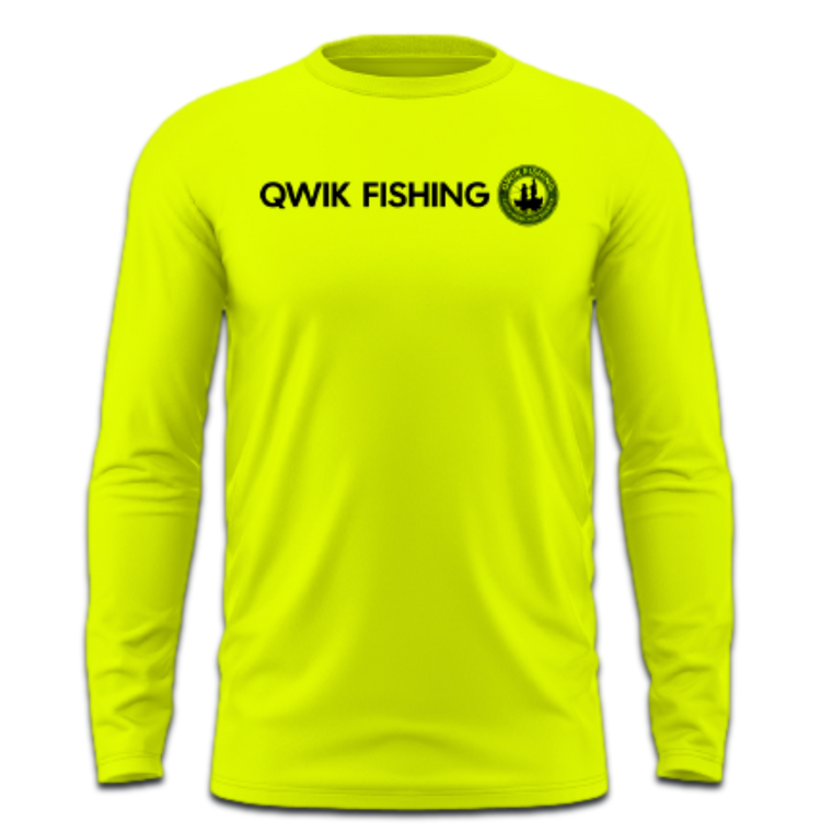Qwik Fishing High-Visibility UPF 50+ Long Sleeve Performance Shirt by Free Sunshields