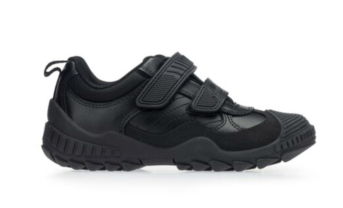 Start-rite Extreme Pri (H) Black Leather Shoe
