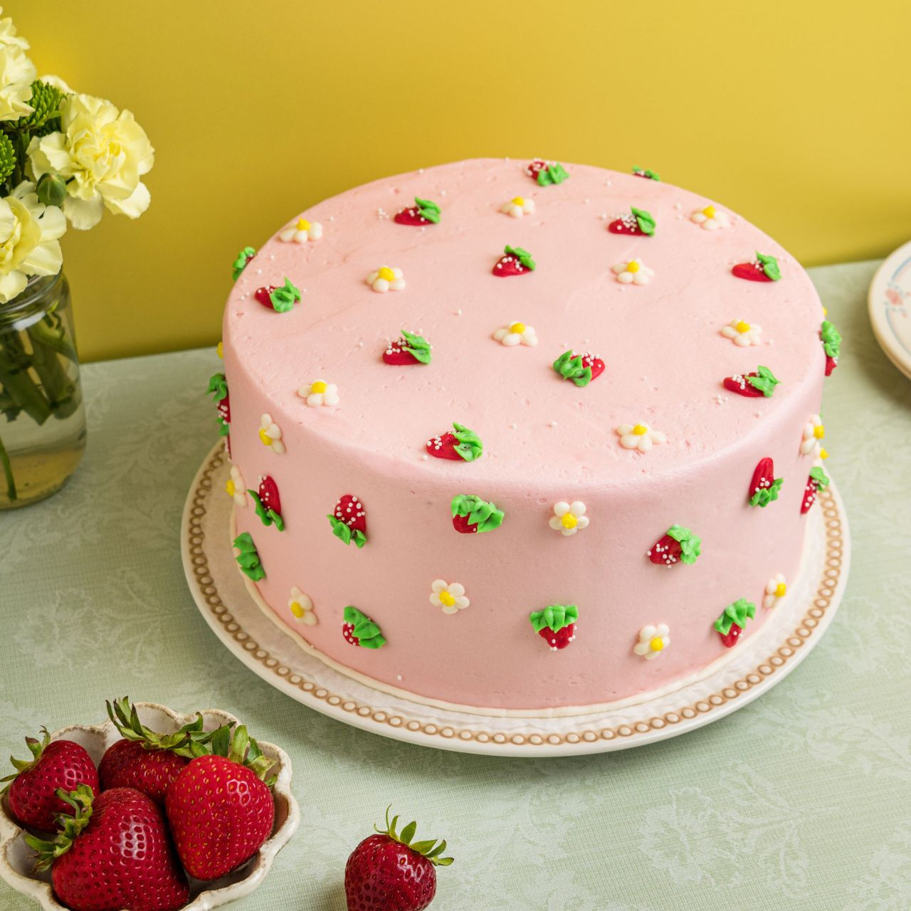 Strawberry Fields Cake