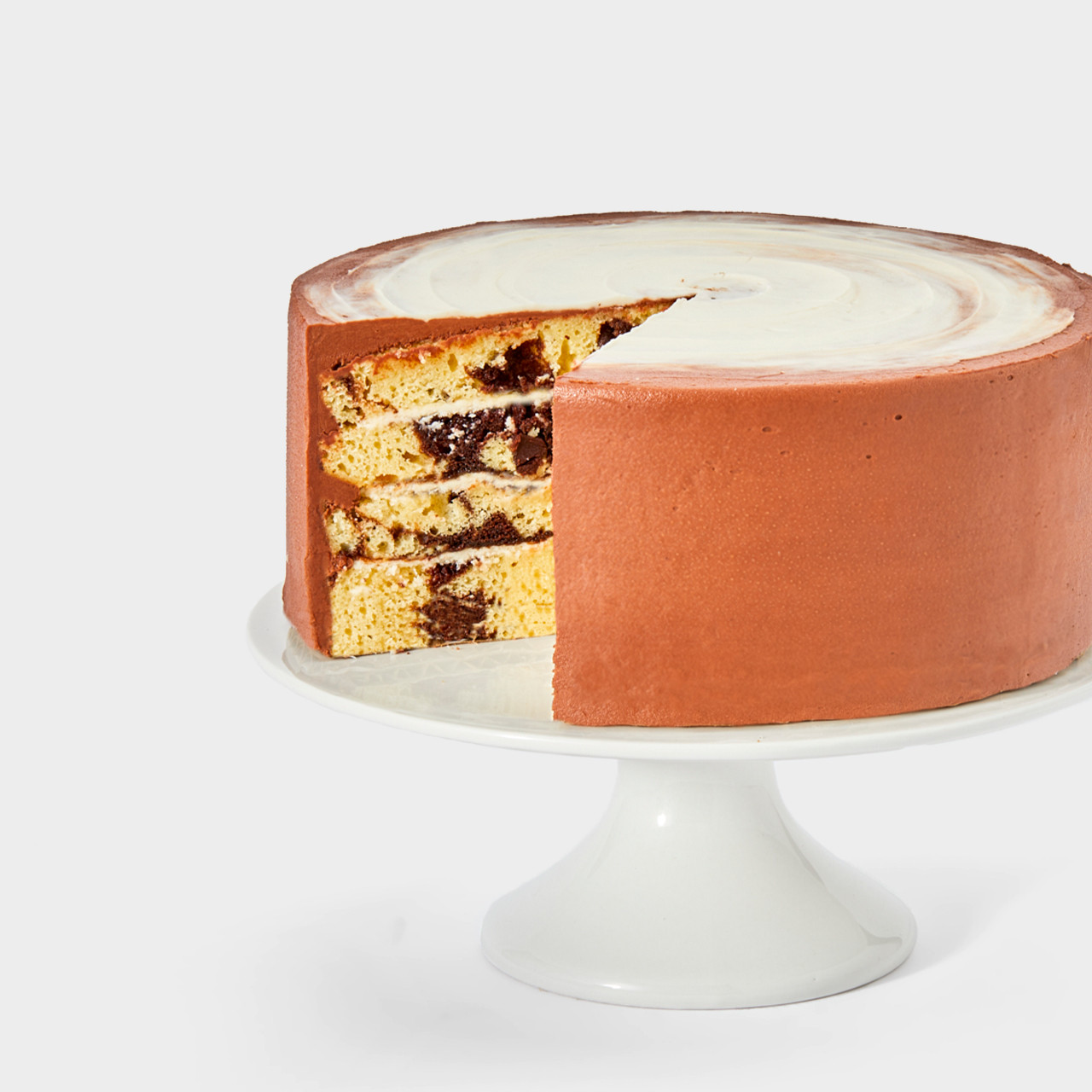 Classic Two-Layer Marble Cake, Redux | CraftyBaking | Formerly Baking911