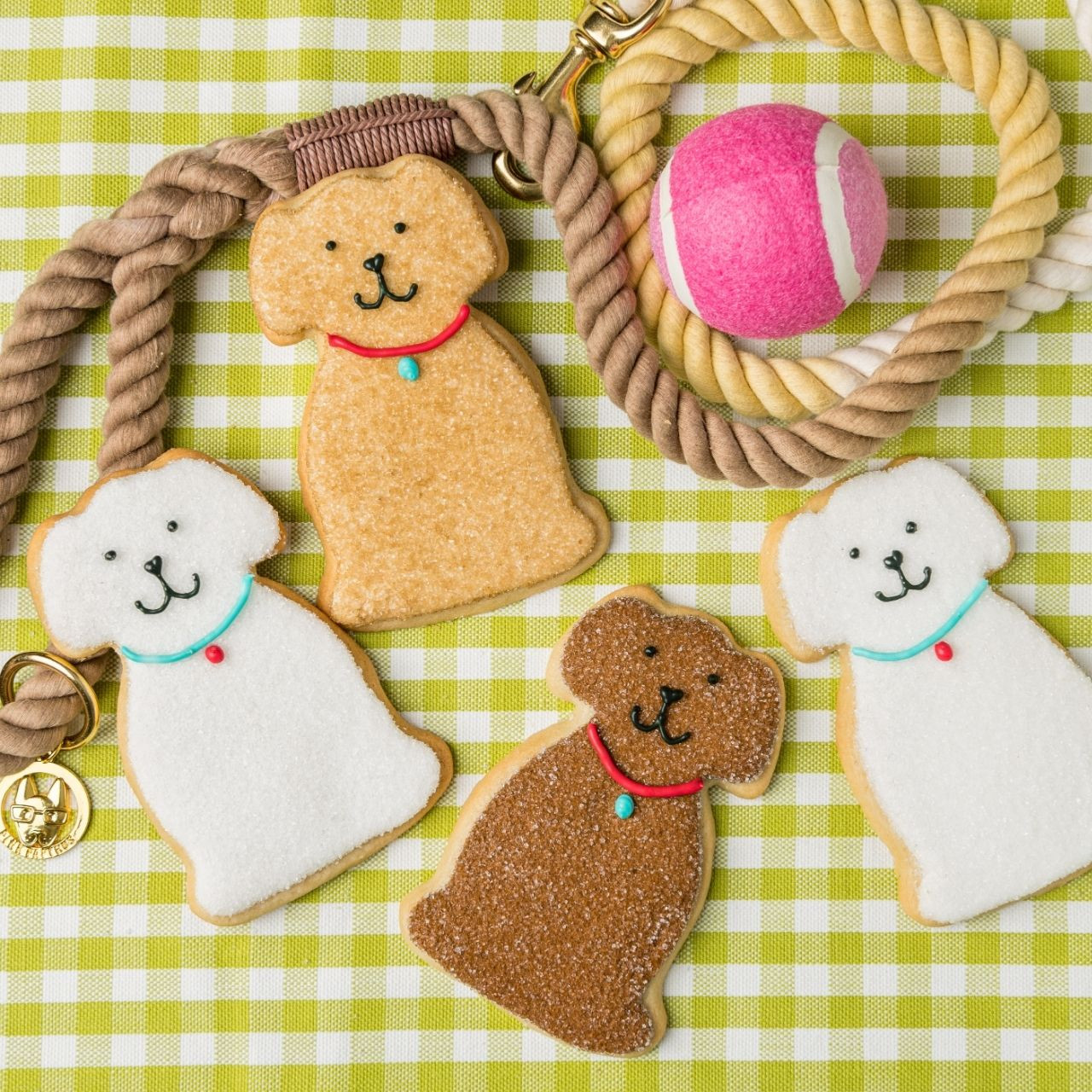 Dog Frosted Sugar Cookies