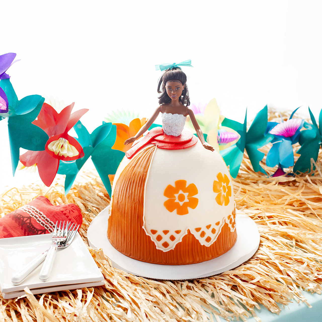 Island Princess Barbie Cake