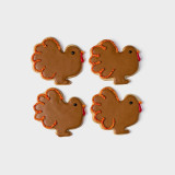 Turkey Frosted Sugar Cookies