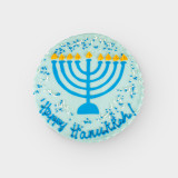 Hanukkah Menorah Decorated Cake